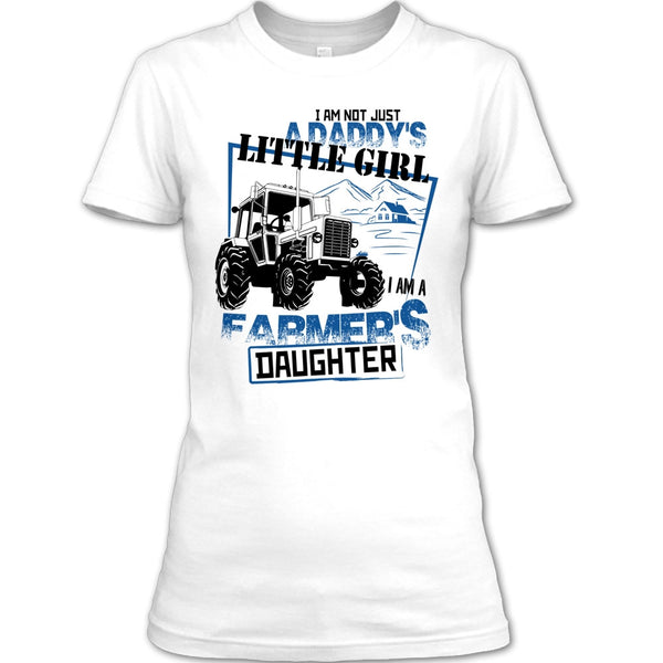 Just A Daddy's Littile Girl T Shirt, Coolest farmer's Girl T Shirt