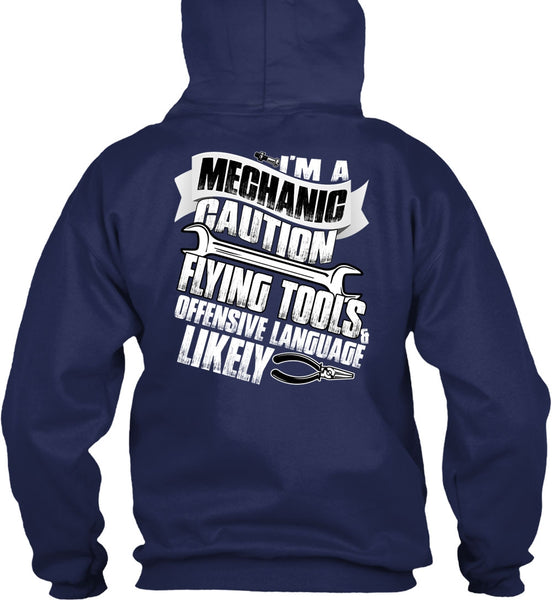 I'm A Mechanic T Shirt, Flying Tools T Shirt