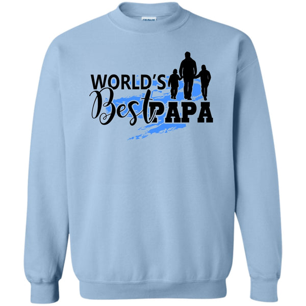 Gift For Papa T Shirt, World's Best Papa Sweatshirt