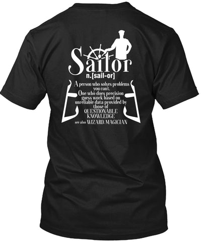 A black t-shirt with the shopify logo
