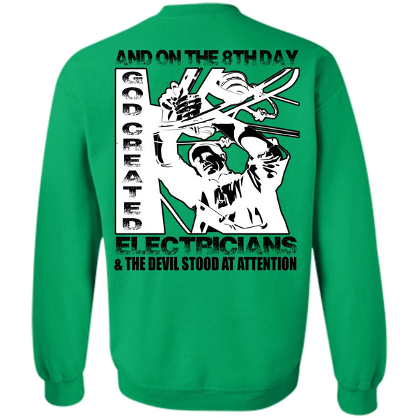 I Love Electrician T Shirt, God Created Electricians Sweatshirt