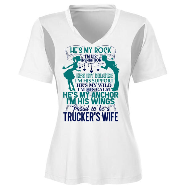Proud To Be A Trucker's Wife T Shirt, I Love Trucking T Shirt, Awesome T-Shirts