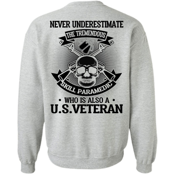 I Love Veteran T Shirt, Who Is Also A US Veteran Sweatshirt