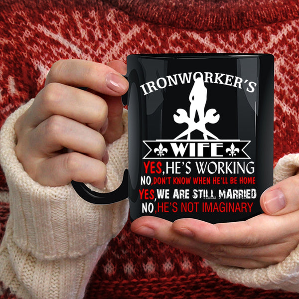 Ironworker's Wife Coffee Mug, Cute Gift For My Wife Coffee Cup