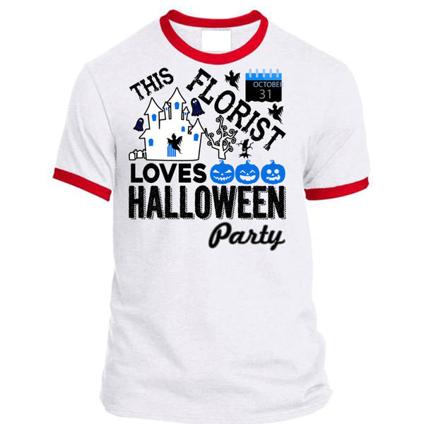 This Florist Loves Halloween Party T Shirt, Being A Florist T Shirt, Awesome T-Shirts