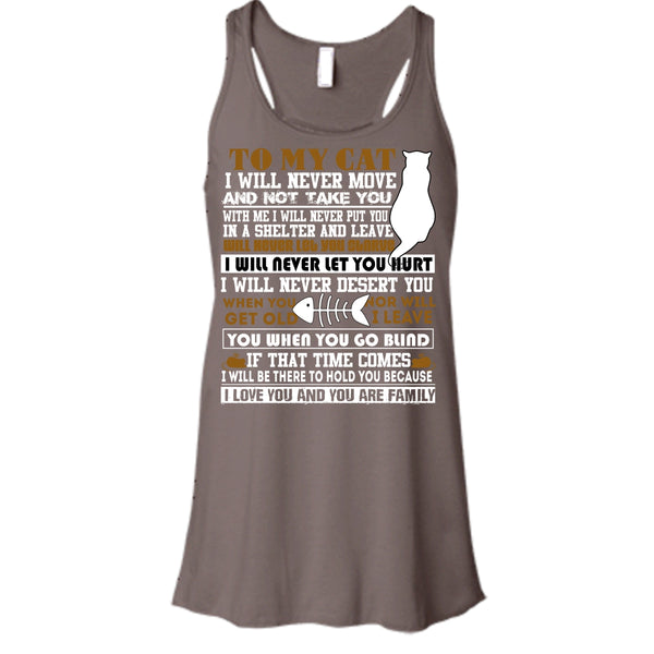 To My Cat T Shirt, I Love You And You Are My Family T Shirt, Cool T Shirt