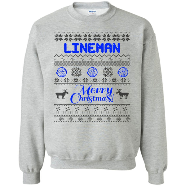 Gift For Merry Christmas T Shirt, Lineman Merry Christmas Sweatshirt