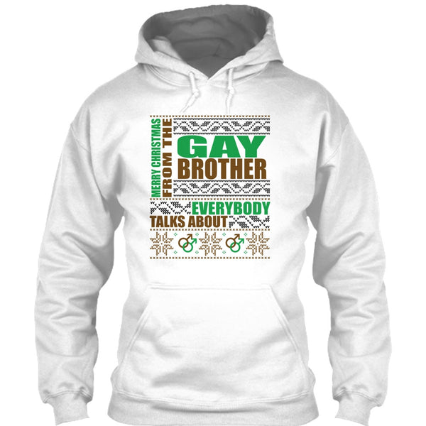 Merry Christmas From The Gay brother T Shirt, Gift For Gay Brother T Shirt