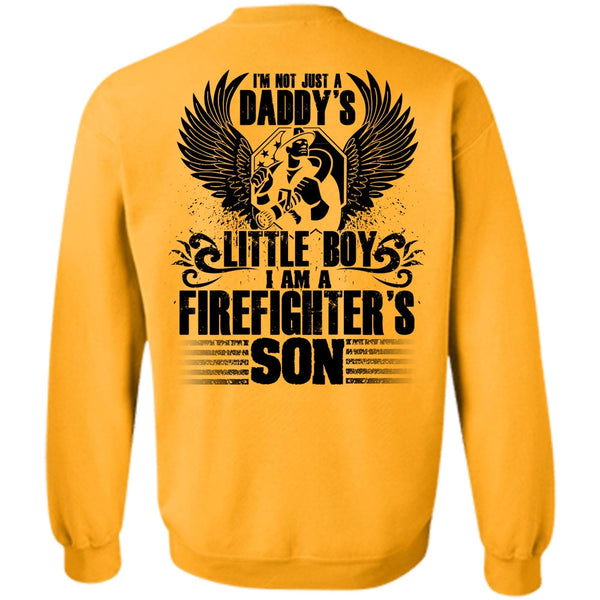 I Love Firefighter T Shirt, Daddy's Little Boy Sweatshirt