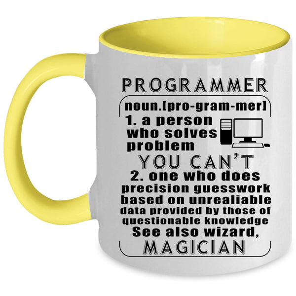 Cool Gift For Programmer Coffee Mug, Programmer Accent Mug