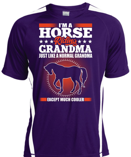 I'm A Horse Riding Grandma T Shirt, Normal Grandma T Shirt, Cool Shirt