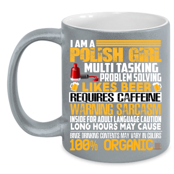 I Am A Polish Girl Coffee Mug, Cute Gift For Polish Girl Coffee Cup