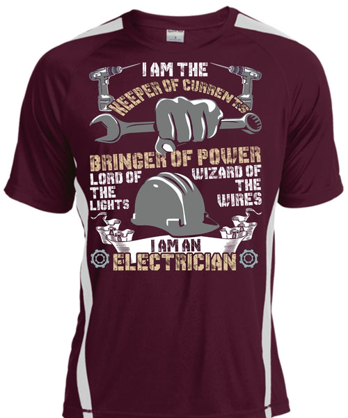 I Am An Electrician T Shirt, Keeper Of Currents T Shirt, Cool Shirt