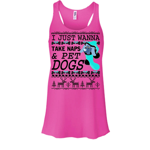 I Just Wanna Take Naps T Shirt, Coolest Dog Lover Tank Top