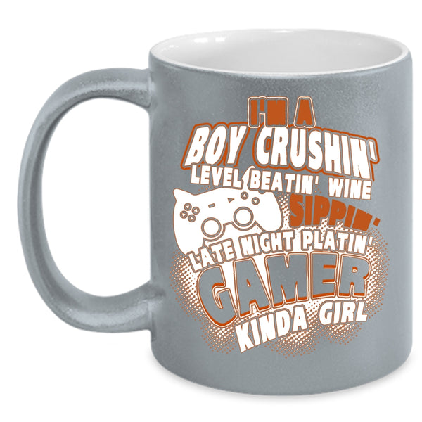 I'm A Boy Crushing Coffee Mug, Camper Kinda Girl Coffee Cup