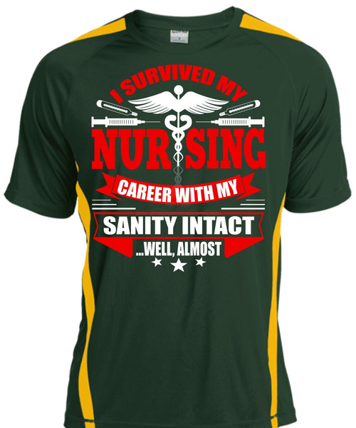 I Survived My Nursing T Shirt, Being A Nurse T Shirt, Cool Shirt