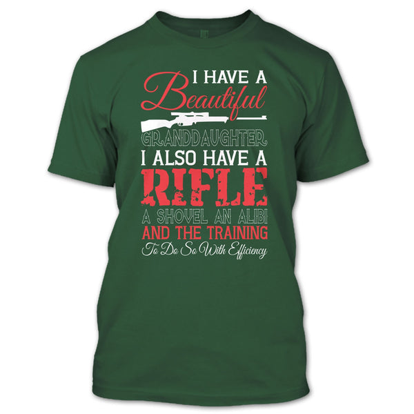 A black t-shirt with the shopify logo