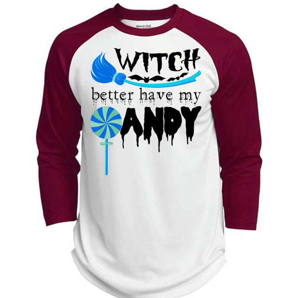 Witch Better Have My Andy T Shirt, Wait For Halloween T Shirt, Awesome T-Shirts  (Polyester Game Baseball Jersey)