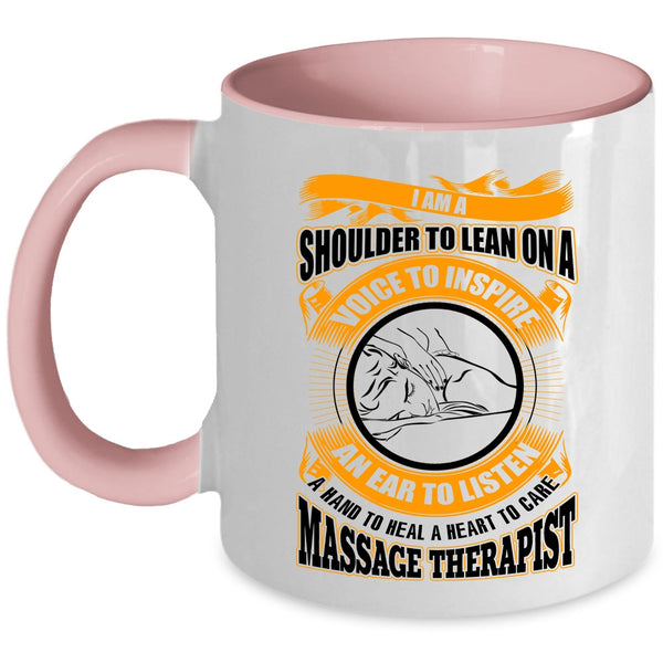 Cool Massage Therapist Coffee Mug, I Am A Massage Therapist Accent Mug