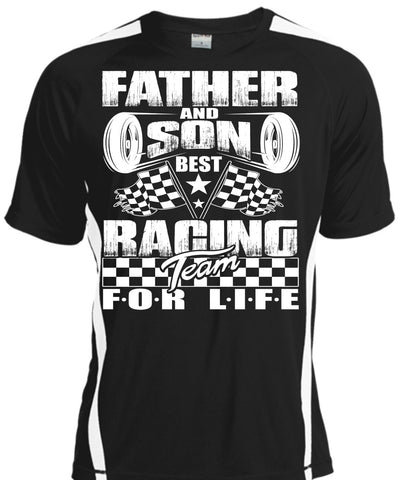 A black t-shirt with the shopify logo