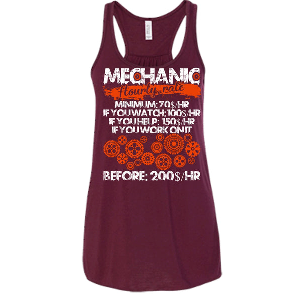 Mechanic Hourly Rate T Shirt, I Am A Mechanic T Shirt, Cool T Shirt