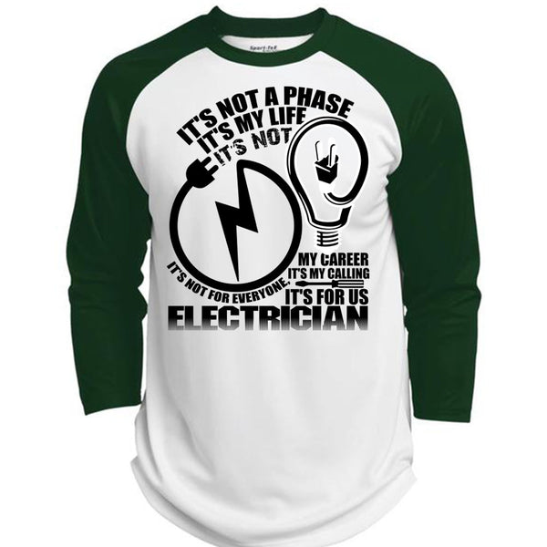 It's For Us Electrician T Shirt, I Love Electrician T Shirt, Awesome T-Shirts  (Polyester Game Baseball Jersey)
