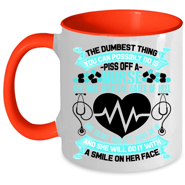 Awesome Gift For Nurse Coffee Mug, Funny Nurses Accent Mug