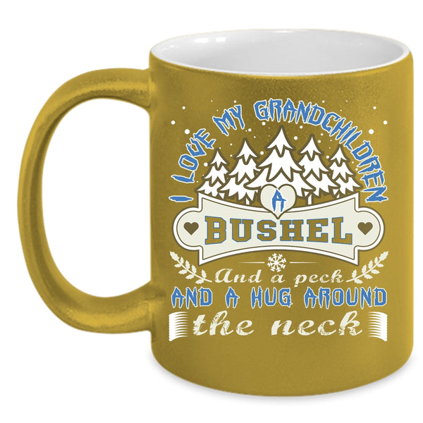 I Love My Grandchildren Coffee Mug, Christmas Gift For Dad Coffee Cup