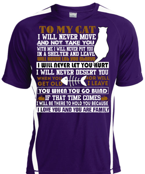 To My Cat T Shirt, I Love You T Shirt, Cool Shirt