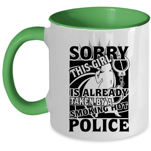 Cool Wife Coffee Mug, This Girl Is Already Taken By A Hot Police Accent Mug