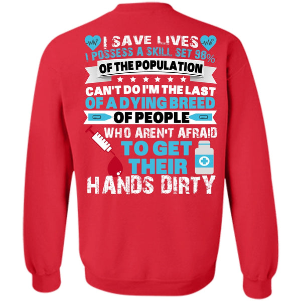 Being A Doctor T Shirt, I Love Nursing Sweatshirt