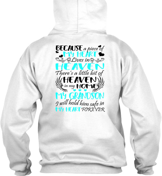 Heaven In My Home My Grandson T Shirt, I Love Grandson T Shirt