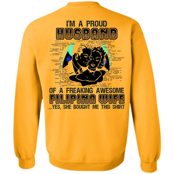 I Love Husband T Shirt, I'm A Proud Husband Sweatshirt