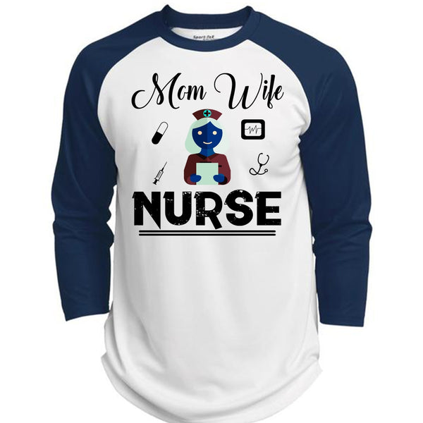 Mom T Shirt, Wife T Shirt, Nurse T Shirt, Mother's Day T Shirt  (Polyester Game Baseball Jersey)