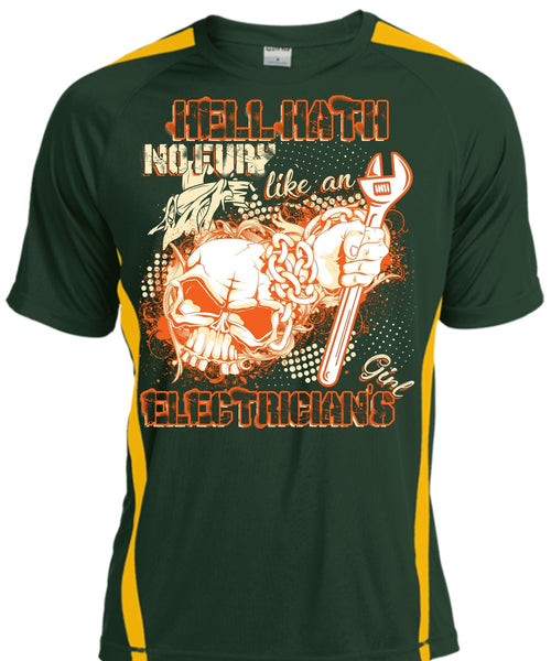 Like An Electrician's Girl T Shirt, Being An Electrician T Shirt, Cool Shirt