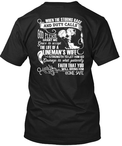 A black t-shirt with the shopify logo