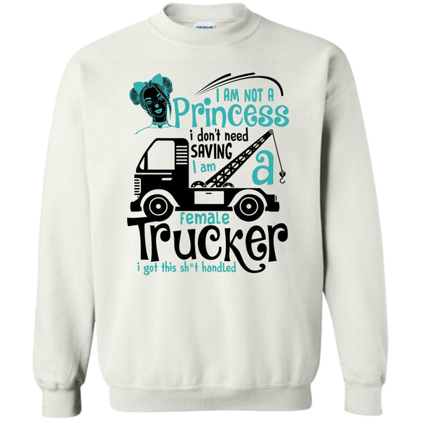 Coolest Trucker T Shirt, I'm Not A Princess Sweatshirt