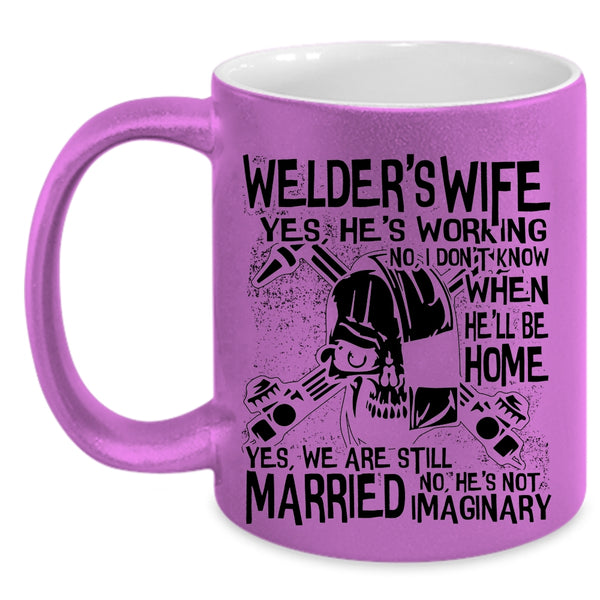 Cool Welder's Wife Coffee Mug, Welder's Wife Accent Mug