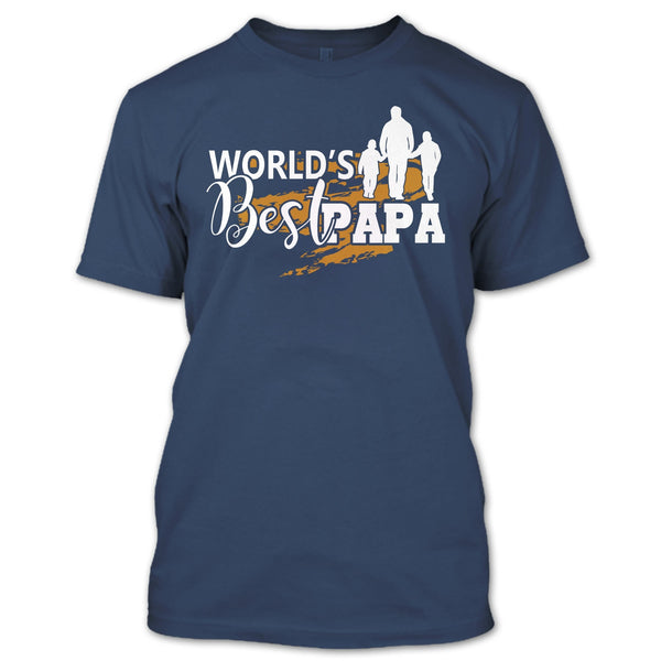 World's Best Papa T Shirt, Coolest Papa T Shirt
