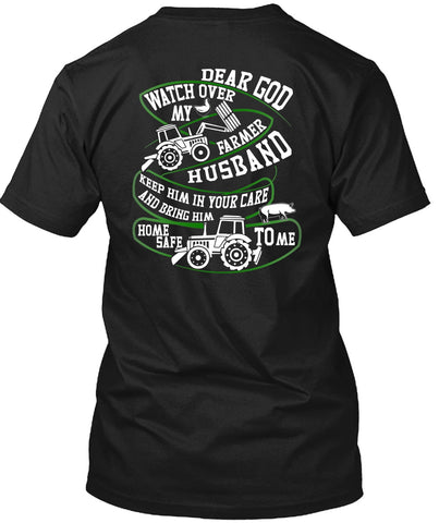 A black t-shirt with the shopify logo