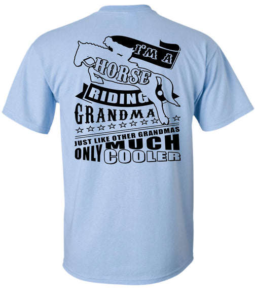 I'm a Horse Riding Grandma T Shirt, Sport T Shirt