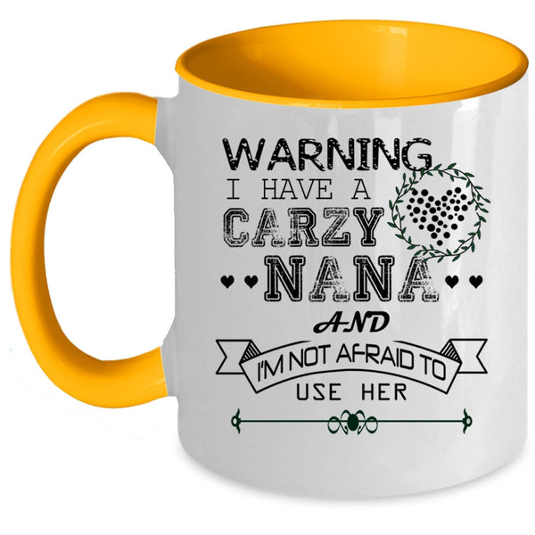 Need A Vacation Just Call Nana Coffee Mug, Parent Problem Call Nana Accent Mug