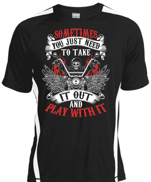 A black t-shirt with the shopify logo