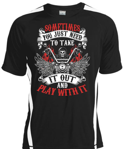 A black t-shirt with the shopify logo