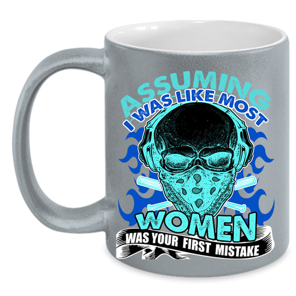 Awesome Mom Coffee Mug, I Was Like Most Women Accent Mug