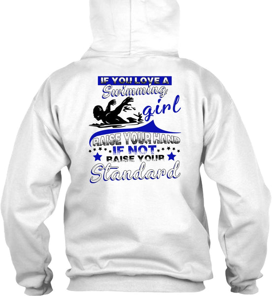 You Love A Swimming Girl T Shirt, I Love Swimming T Shirt