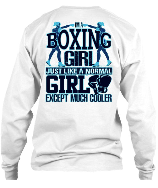 I'm A Boxing Girl T Shirt, I Love Boxer T Shirt