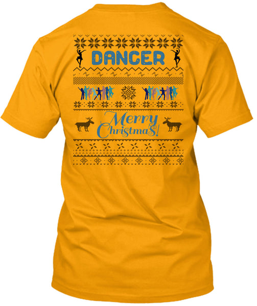 Dancer Merry Christmas T Shirt, Being A Dancer T Shirt