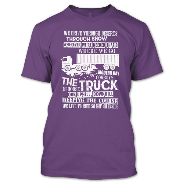 The Truck Is Horse T Shirt, Coolest Trucker T Shirt