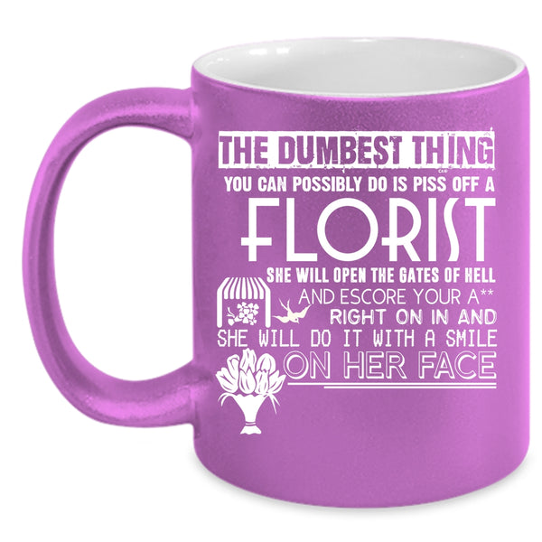 Florist Coffee Mug, Cute Gift For Florist Coffee Cup